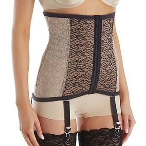 Rago Mocha Open Bottom Girdle SMALL